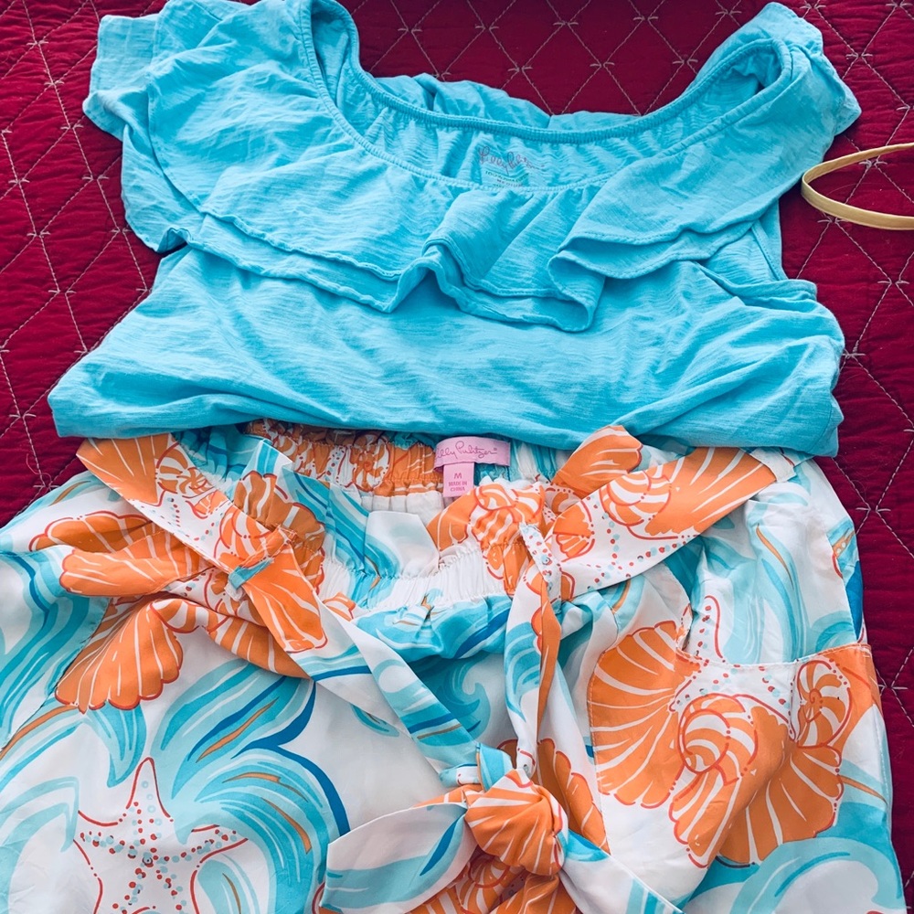 Lily Pulitzer skirt and top